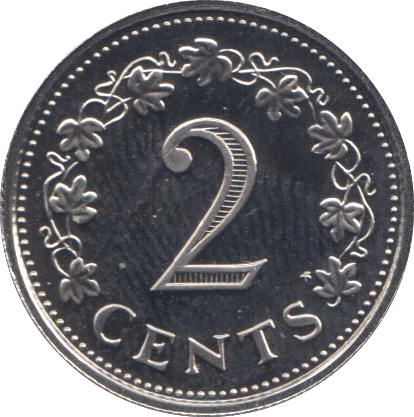 1976 2 CENT MALTA (PROOF) - WORLD COINS - Cambridgeshire Coins