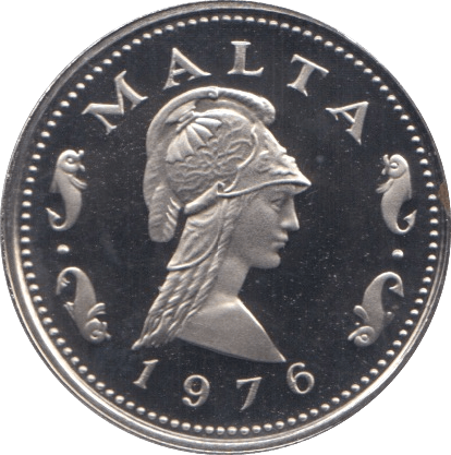 1976 2 CENT MALTA (PROOF) - WORLD COINS - Cambridgeshire Coins