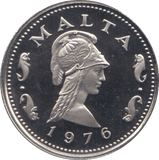 1976 2 CENT MALTA (PROOF) - WORLD COINS - Cambridgeshire Coins