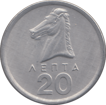 1976 20 LEPTA GREECE 1 - WORLD COINS - Cambridgeshire Coins