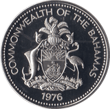 1976 25 CENTS BAHAMAS ( PROOF ) - SILVER WORLD COINS - Cambridgeshire Coins
