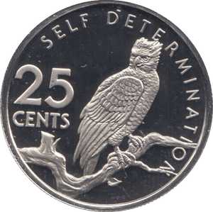 1976 25 CENTS GUYANA (PROOF) - WORLD COINS - Cambridgeshire Coins