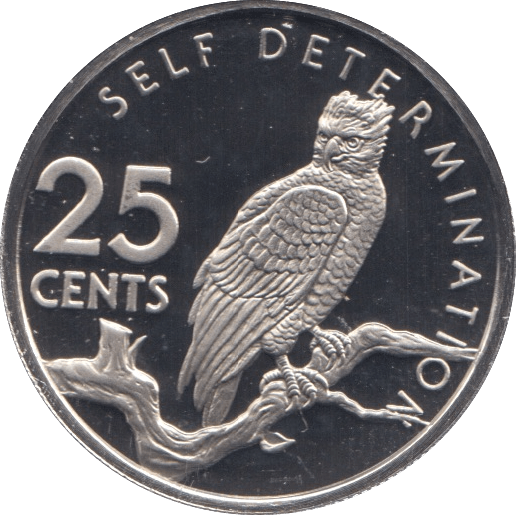 1976 25 CENTS GUYANA (PROOF) - WORLD COINS - Cambridgeshire Coins