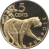 1976 5 CENT GUYANA (PROOF) - WORLD COINS - Cambridgeshire Coins