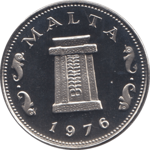 1976 5 CENTS MALTA (PROOF) - WORLD COINS - Cambridgeshire Coins