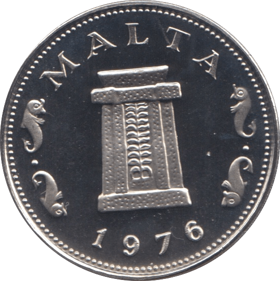 1976 5 CENTS MALTA (PROOF) - WORLD COINS - Cambridgeshire Coins