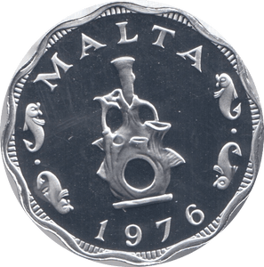 1976 5 MILS MALTA (PROOF) - WORLD COINS - Cambridgeshire Coins
