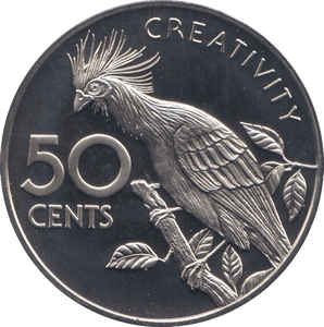 1976 50 CENT GUYANA (PROOF) - WORLD COINS - Cambridgeshire Coins