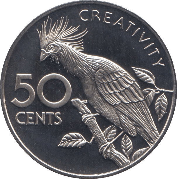 1976 50 CENT GUYANA (PROOF) - WORLD COINS - Cambridgeshire Coins