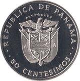 1976 50 CENTESIMOS PANAMA PROOF - WORLD COINS - Cambridgeshire Coins