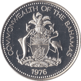 1976 50 CENTS BAHAMAS ( SILVER PROOF ) - SILVER WORLD COINS - Cambridgeshire Coins