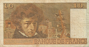 1976 BANK OF FRANCE 10 FRANCS BANKNOTE REF 1279 - World Banknotes - Cambridgeshire Coins