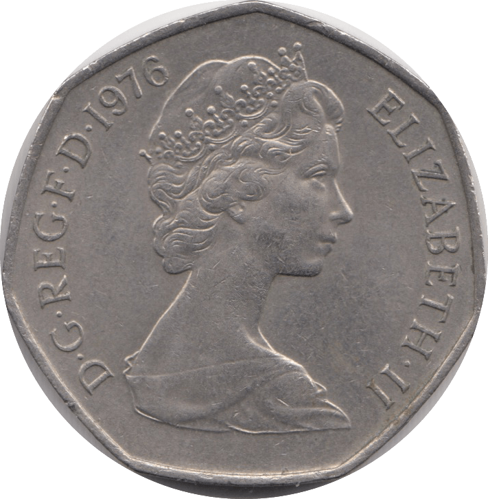 1976 CIRCULATED 50P BRITANNIA - 50P CIRCULATED - Cambridgeshire Coins