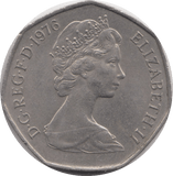 1976 CIRCULATED 50P BRITANNIA - 50P CIRCULATED - Cambridgeshire Coins