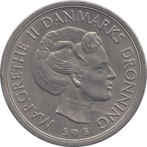 1976 DENMARK 5 KRONER - WORLD COINS - Cambridgeshire Coins