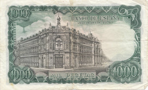 1976 EL BANCO DE ESPAŃA 1000 PESETAS BANKNOTE REF 1389 - World Banknotes - Cambridgeshire Coins