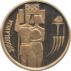 1976 GOLD PROOF YUGOSLAVIA COMMEMORATIVE OLYMPICS - Gold World Coins - Cambridgeshire Coins