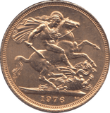 1976 GOLD SOVEREIGN ( AUNC ) - Sovereign - Cambridgeshire Coins