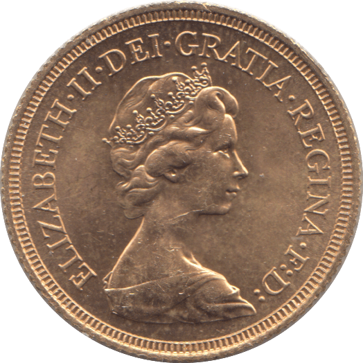 1976 GOLD SOVEREIGN BU ( UNC ) - Sovereign - Cambridgeshire Coins