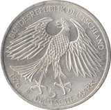 1976 HANS GRIMMELSHAUSEN GERMANY SILVER 5 MARKS - SILVER WORLD COINS - Cambridgeshire Coins