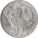 1976 HANS GRIMMELSHAUSEN GERMANY SILVER 5 MARKS - SILVER WORLD COINS - Cambridgeshire Coins
