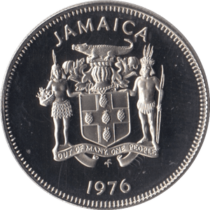 1976 JAMAICA 10 CENTS ( PROOF ) - WORLD COINS - Cambridgeshire Coins