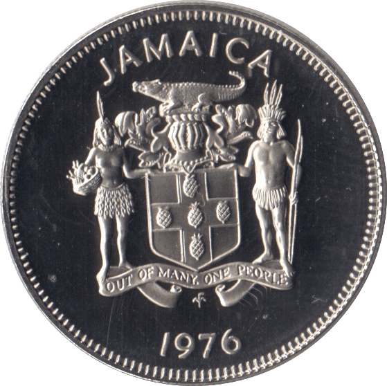 1976 JAMAICA 10 CENTS ( PROOF ) - WORLD COINS - Cambridgeshire Coins