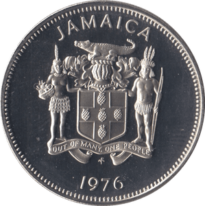 1976 JAMAICA 20 CENTS ( PROOF ) - WORLD COINS - Cambridgeshire Coins