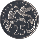 1976 JAMAICA 25 CENTS ( PROOF ) - WORLD COINS - Cambridgeshire Coins
