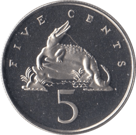 1976 JAMAICA 5 CENTS ( PROOF ) - WORLD COINS - Cambridgeshire Coins