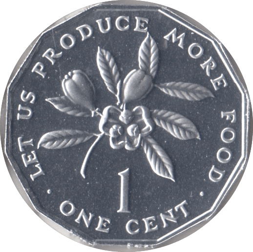 1976 JAMAICA ONE CENT ( PROOF ) - WORLD COINS - Cambridgeshire Coins
