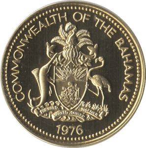 1976 ONE CENT BAHAMAS ( PROOF ) - SILVER WORLD COINS - Cambridgeshire Coins