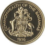 1976 ONE CENT BAHAMAS ( PROOF ) - SILVER WORLD COINS - Cambridgeshire Coins