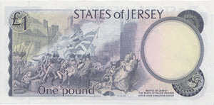 1976 ONE POUND BANKNOTE JERSEY REF 851 - World Banknotes - Cambridgeshire Coins