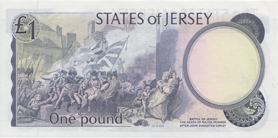 1976 ONE POUND BANKNOTE JERSEY REF 851 - World Banknotes - Cambridgeshire Coins