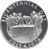1976 SILVER PROOF INDEPENDENCE DAY MEDALLION USA - SILVER WORLD COINS - Cambridgeshire Coins