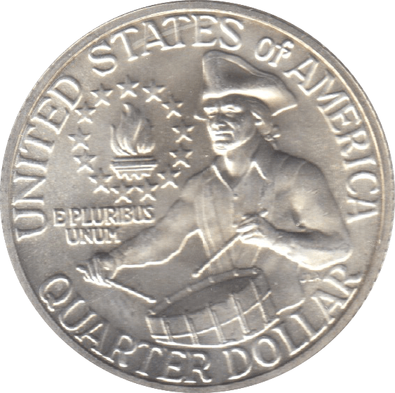 1976 SILVER QUARTER USA - SILVER WORLD COINS - Cambridgeshire Coins