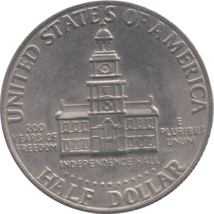 1976 USA HALF DOLLAR - WORLD COINS - Cambridgeshire Coins