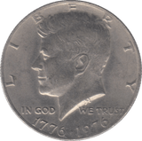 1976 USA HALF DOLLAR - WORLD COINS - Cambridgeshire Coins