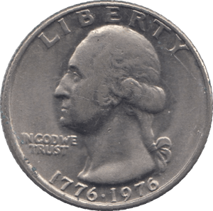 1976 USA QUARTER DOLLAR - WORLD COINS - Cambridgeshire Coins
