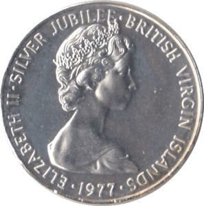 1977 1 CENT BRITISH VIRGIN ISLANDS ( SILVER PROOF ) - WORLD COINS - Cambridgeshire Coins