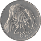 1977 25 CENTS BRITISH VIRGIN ISLANDS (PROOF) - SILVER WORLD COINS - Cambridgeshire Coins