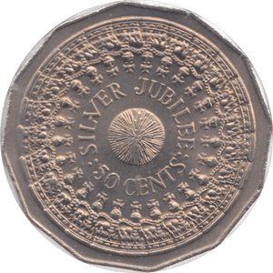 1977 AUSTRALIA 50 CENTS - WORLD COINS - Cambridgeshire Coins