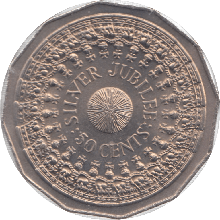 1977 AUSTRALIA 50 CENTS - WORLD COINS - Cambridgeshire Coins