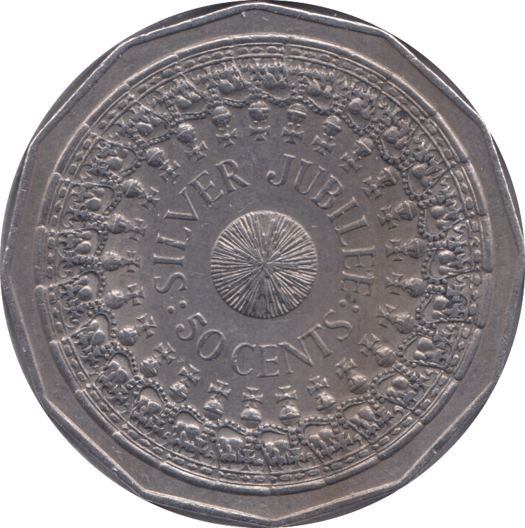 1977 AUSTRALIA 50 CENTS - WORLD COINS - Cambridgeshire Coins