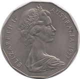 1977 AUSTRALIA 50 CENTS - WORLD COINS - Cambridgeshire Coins