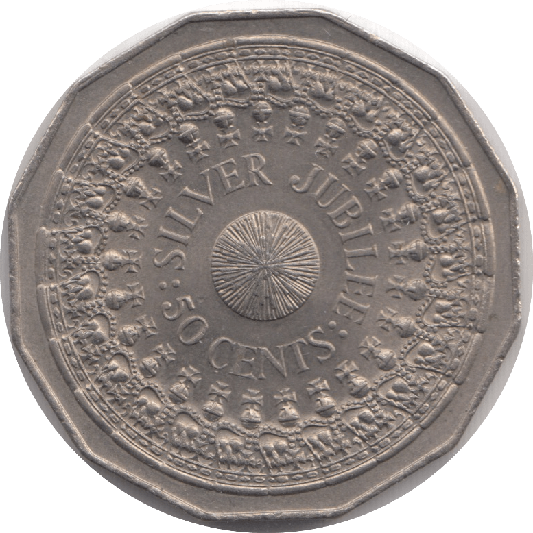 1977 AUSTRALIA 50 CENTS - WORLD COINS - Cambridgeshire Coins