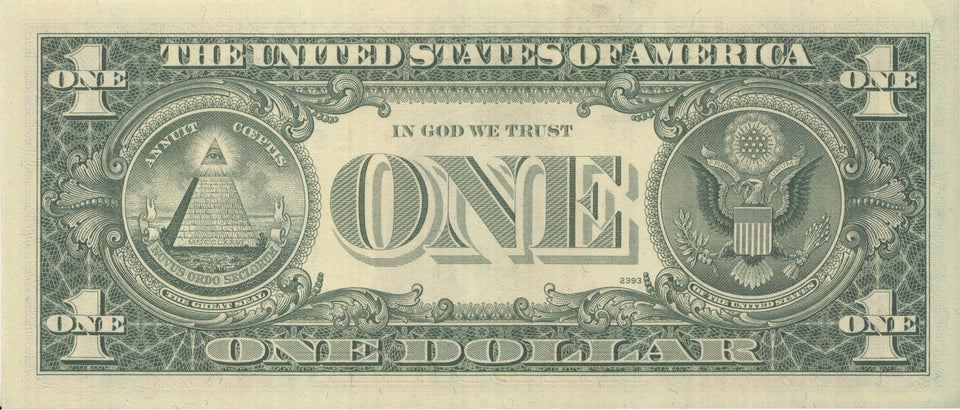 1977 BANK OF USA ONE DOLLAR BANKNOTE REF 1266 - World Banknotes - Cambridgeshire Coins