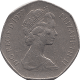 1977 CIRCULATED 50P BRITANNIA - 50P CIRCULATED - Cambridgeshire Coins
