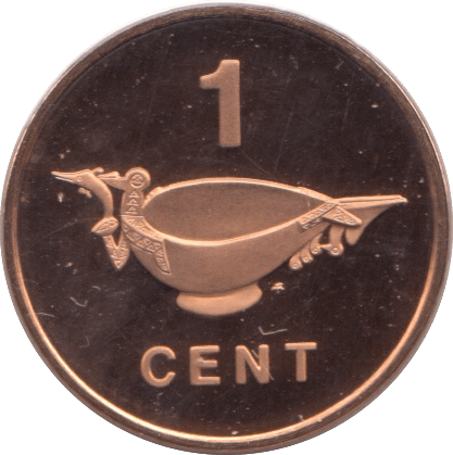 1977 PROOF 1 CENT SOLOMON ISLANDS - WORLD COINS - Cambridgeshire Coins